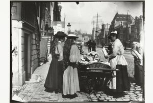 Street Vendor from a Handcart on the Rokin in Amsterdam by George Hendrik Breitner