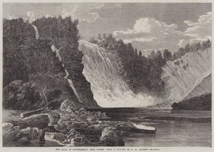 The Falls of Montmorency, near Quebec by George Henry Andrews