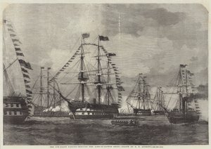 The Gun-Boats Passing Through the Line-of-Battle Ships