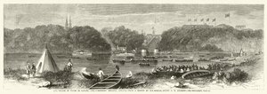 The Prince of Wales in Canada, the Lumberers Regatta, Ottawa by George Henry Andrews