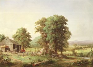 Summer Landscape, 1862 by George Henry Durrie