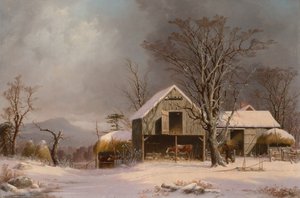 Winter Scene in New England