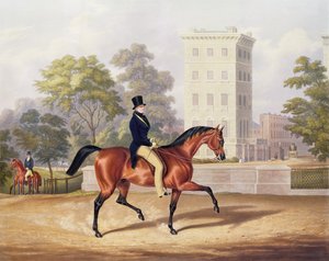The Marquis of Anglesea on Horseback in Hyde Park, in His 80th Year, Engraved by J. Harris, 1847