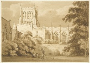 South View of Bristol Cathedral by George Holmes