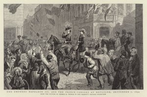 The Emperor Napoleon III and the Prince Consort at Boulogne by George Housman Thomas