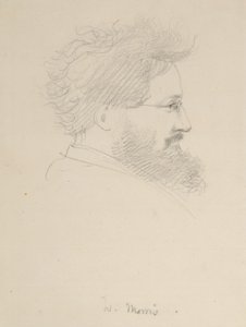 Portrait of William Morris by George Howard