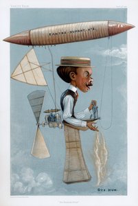 Alberto Santos-Dumont, Brazilian Aviation Pioneer, 1901 by George Hum