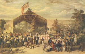 The Licensed Victuallers Annual Dinner, Mermaid Tavern, Hackney, 1866 by George Hunt