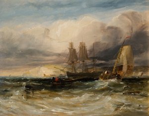 On The Thames - Tilbury Fort by George Hyde Chambers