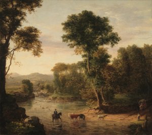 Crossing the Ford, 1848 by George Inness