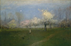 Spring Blossoms, Montclair, New Jersey by George Inness