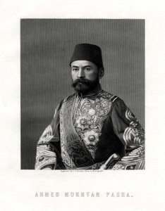 Ahmed Mukhtar Pasha, French and Ottoman Empire Army Officer, 19th Century by George J. Stodart
