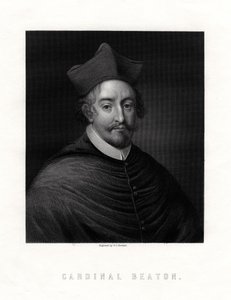 Cardinal David Beaton, Scottish cardinal and Archbishop of St Andrews by George J. Stodart