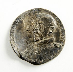 Medal to commemorate the coronation of Edward VII and Queen Alexandra by George James Frampton