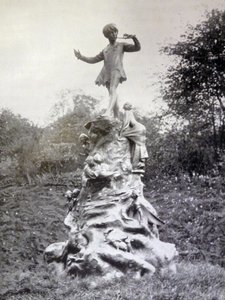 Photographic print of the Peter Pan Statue in Kensington Gardens by George James Frampton