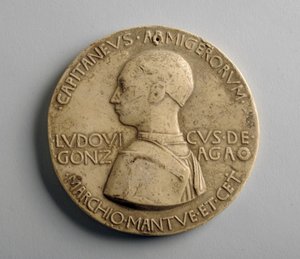 Plaster medallion by George James Frampton