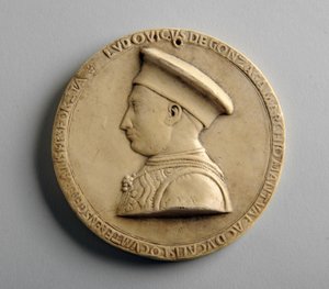Plaster medallion by George James Frampton