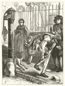 Illustration for Elegy, On the Death Of A Mad Dog by George John Pinwell
