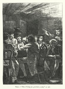 Illustration for She Stoops To Conquer by George John Pinwell