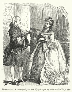 Illustration for She Stoops To Conquer by George John Pinwell