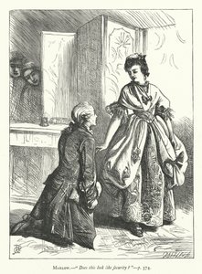 Illustration for She Stoops To Conquer by George John Pinwell