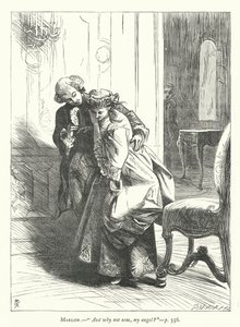 Illustration for She Stoops To Conquer (engraving) by George John Pinwell