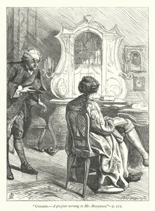 Illustration for The Good-Natured Man by George John Pinwell