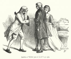 Illustration for The Good-Natured Man by George John Pinwell