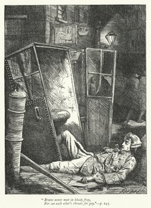 Illustration for The Logicians Refuted (engraving) by George John Pinwell