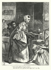 Illustration for The Traveller by George John Pinwell