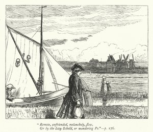 Illustration for The Traveller (engraving)