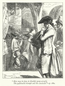 Illustration for The Traveller by George John Pinwell