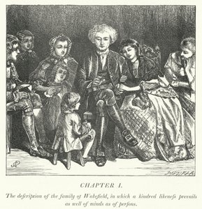 Illustration for The Vicar of Wakefield by George John Pinwell