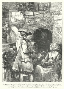 Illustration for The Vicar of Wakefield by George John Pinwell