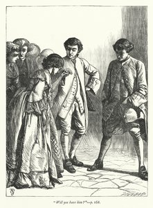 Illustration for The Vicar of Wakefield by George John Pinwell