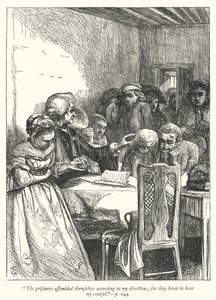 Illustration for The Vicar of Wakefield (engraving) by George John Pinwell