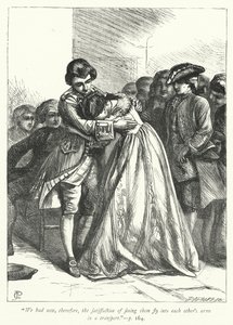 Illustration for The Vicar of Wakefield (engraving) by George John Pinwell