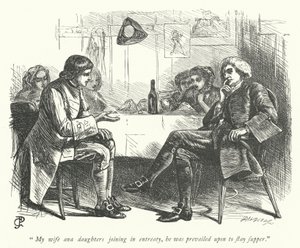 Illustration for The Vicar of Wakefield by George John Pinwell