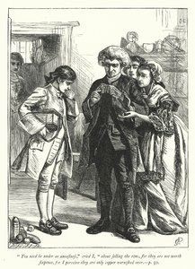 Illustration for The Vicar of Wakefield by George John Pinwell