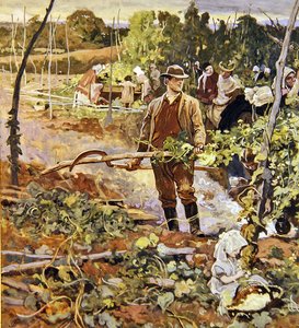The Gleaners by George John Pinwell
