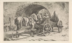 Coal Wagon at a Gate by George Jooss