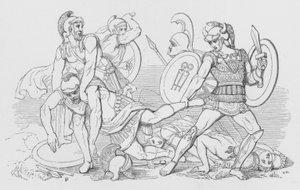 Battle Of The Lake Regillus by George Junior Scharf