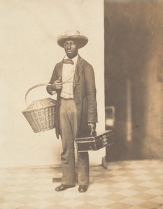 Sam Campus Vendor, from a Yale Class Album, ca. 1858 by George K Warren