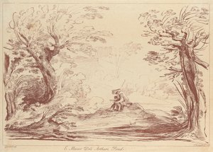 Untitled: Landscape with Figures by George Knapton