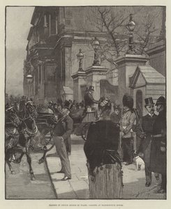 Illness of Prince George of Wales, Callers at Marlborough House