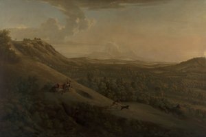Box Hill, Surrey, with Dorking in the Distance