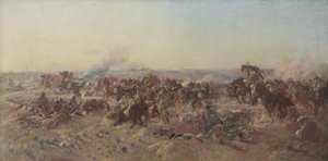 The Charge of the Australian Light Horse at Beersheba by George Lambert