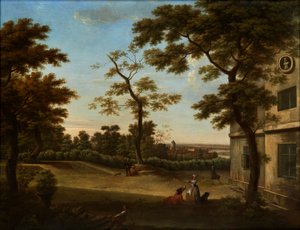 Westcombe House, View from the Terrace Looking Towards Greenwich by George Lambert