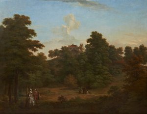 Westcombe House from the Dell