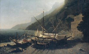 View at Amalfi, Bay of Salerno by George Loring Brown